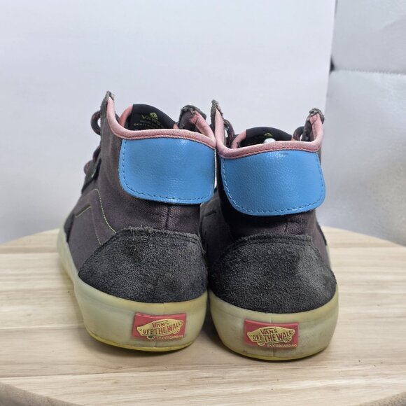 Vans Unisex The Lizzie Translucent Gray Multi White Sneaker Shoes Size M9 W10.5 - Picture 6 of 9